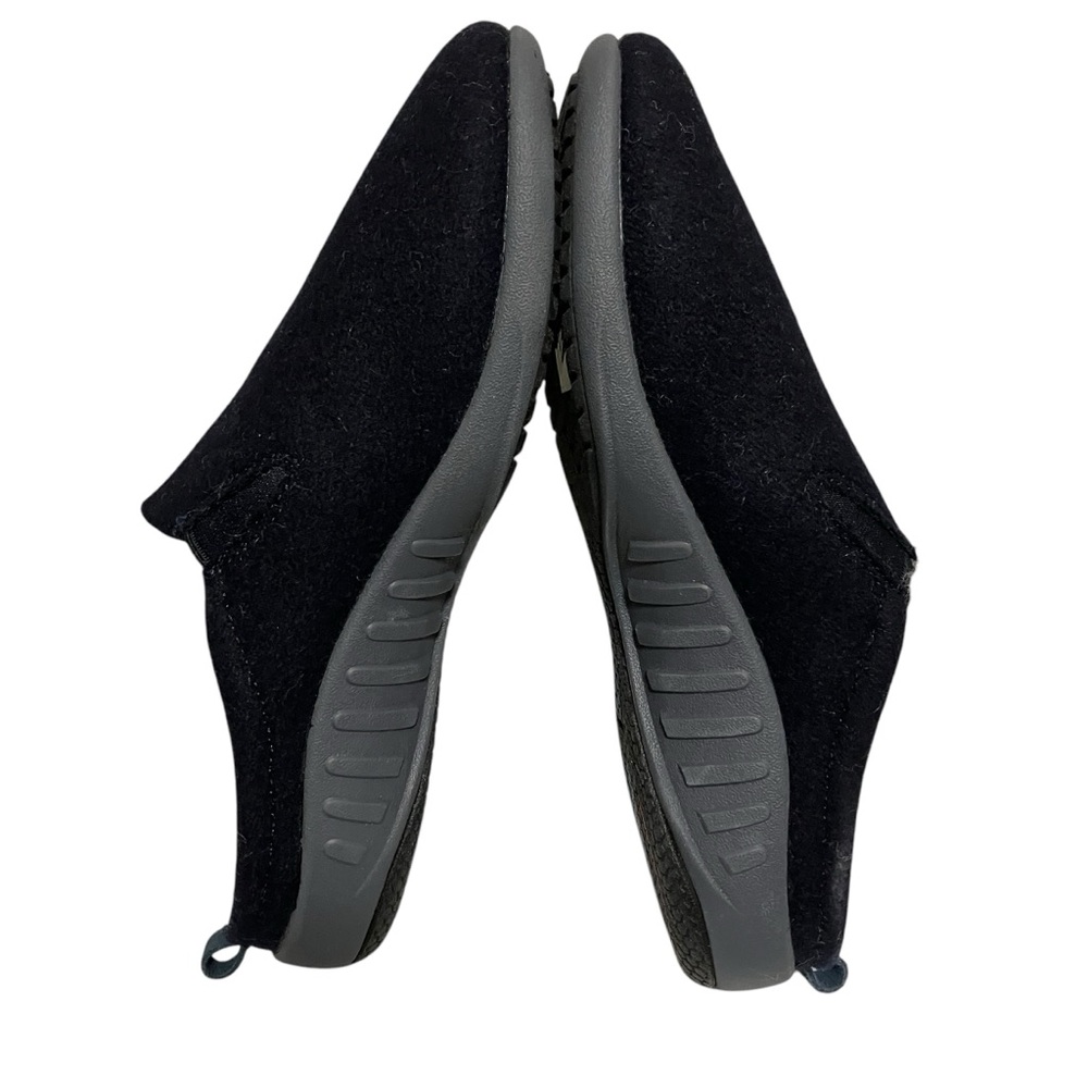 Spenco Black Fleece Lined Wool Blend Black Slip On Slipper House Shoes Womens 9 - Picture 6 of 13